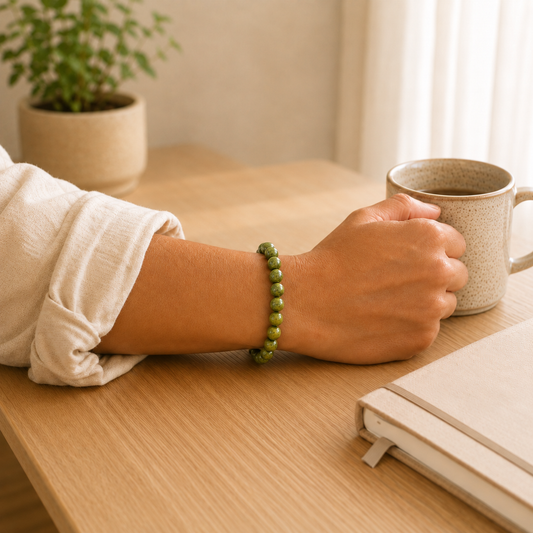Serpentine Bracelet worn on wrist showing bracelet style and fit