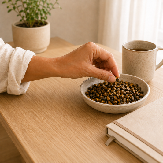 Tiger Eye Chips lifestyle view showing style, scale and fit