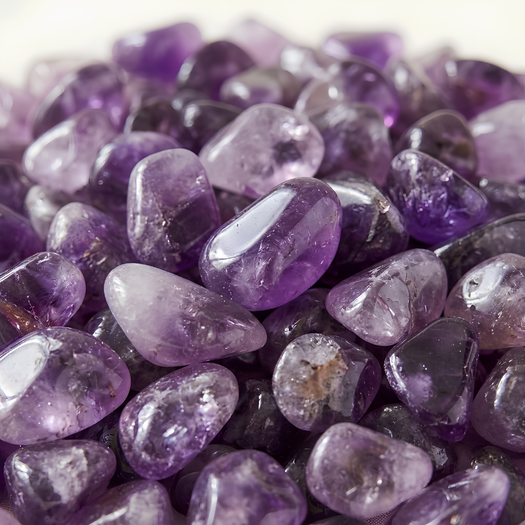 Natural Amethyst Crystal Chips for Calm