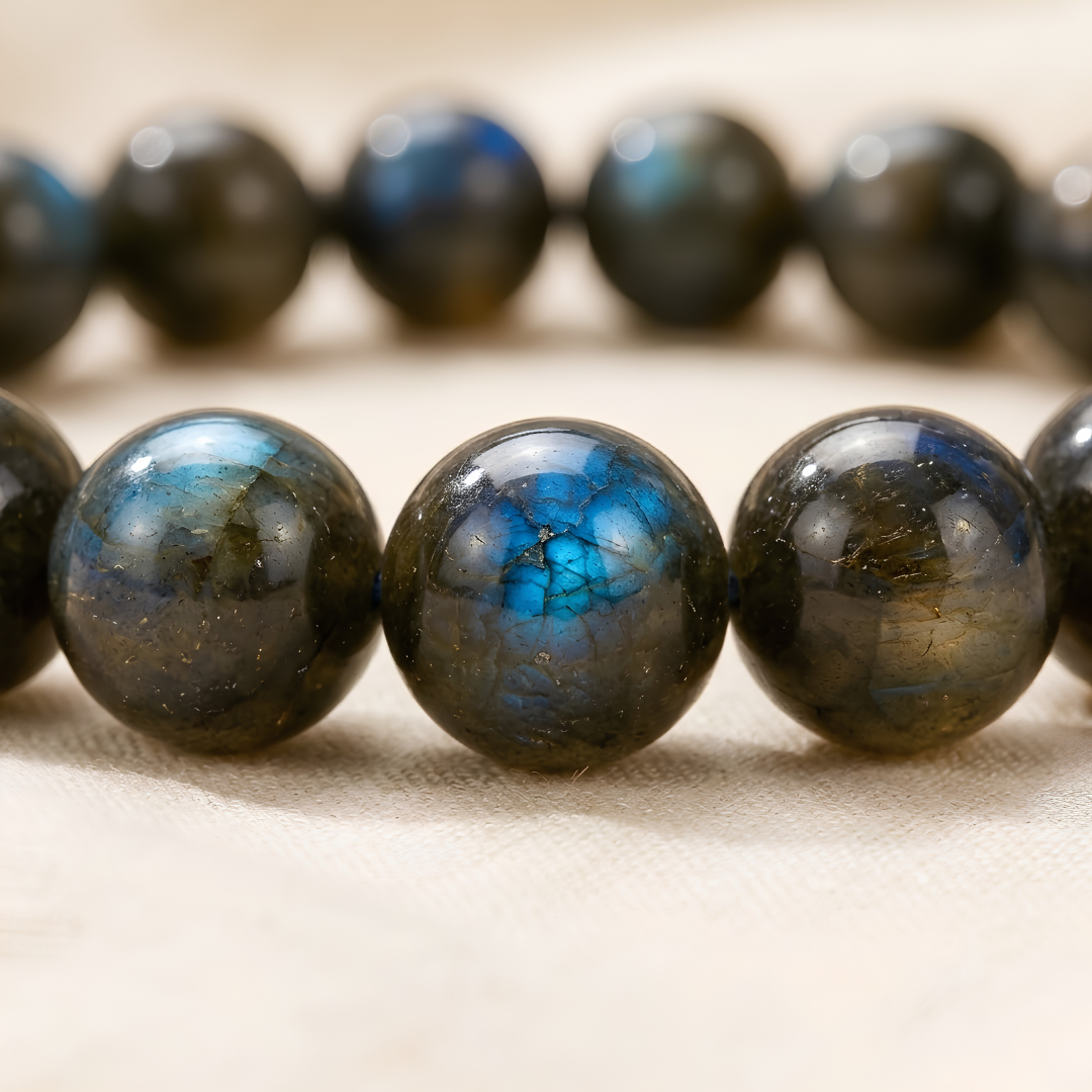 Natural Labradorite Crystal Chips for Intuition