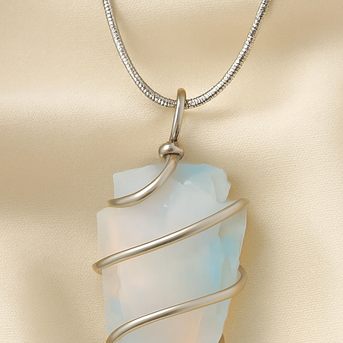 Opalite Arrowhead Pendant for New Beginnings