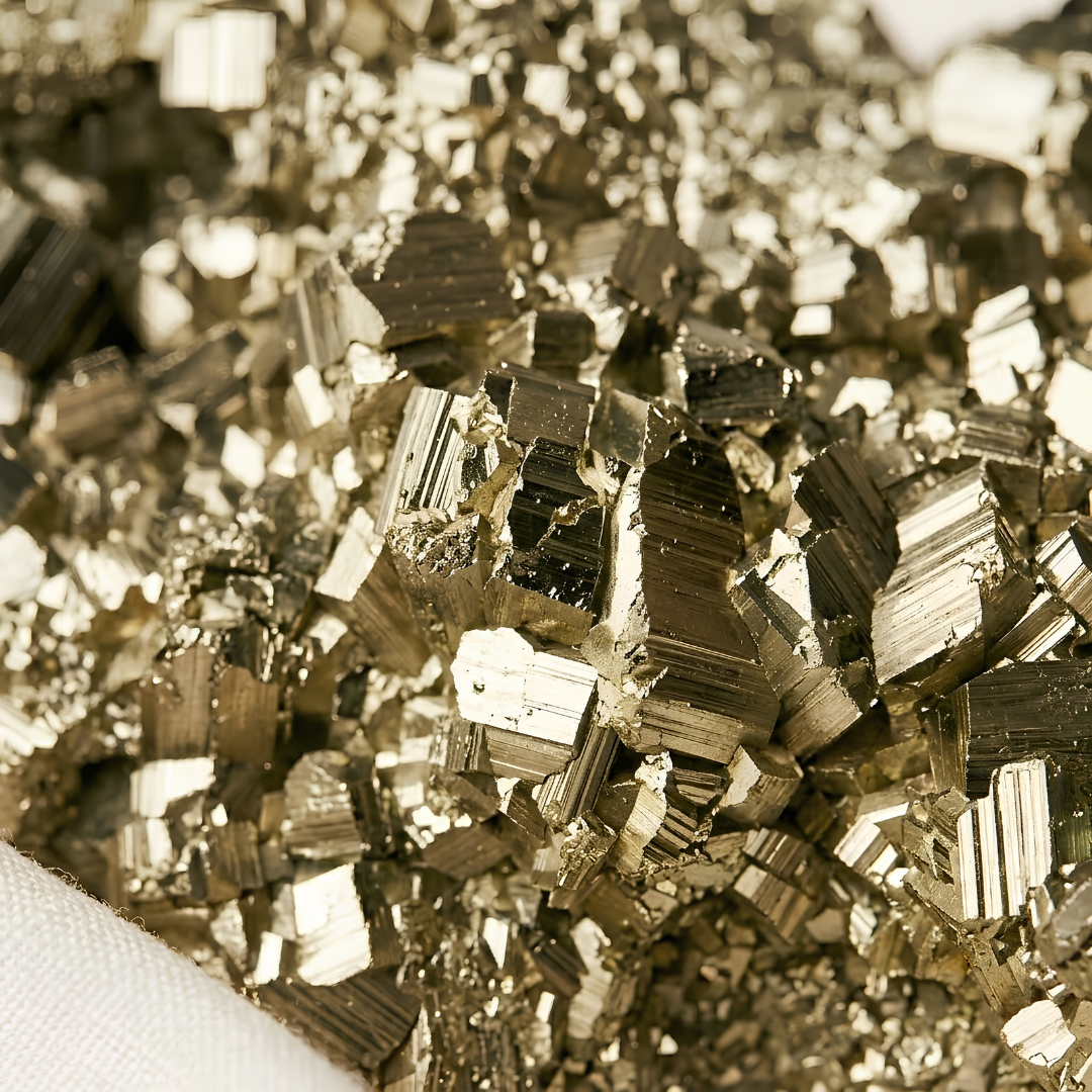 Natural Pyrite Cluster Raw Stone for Wealth