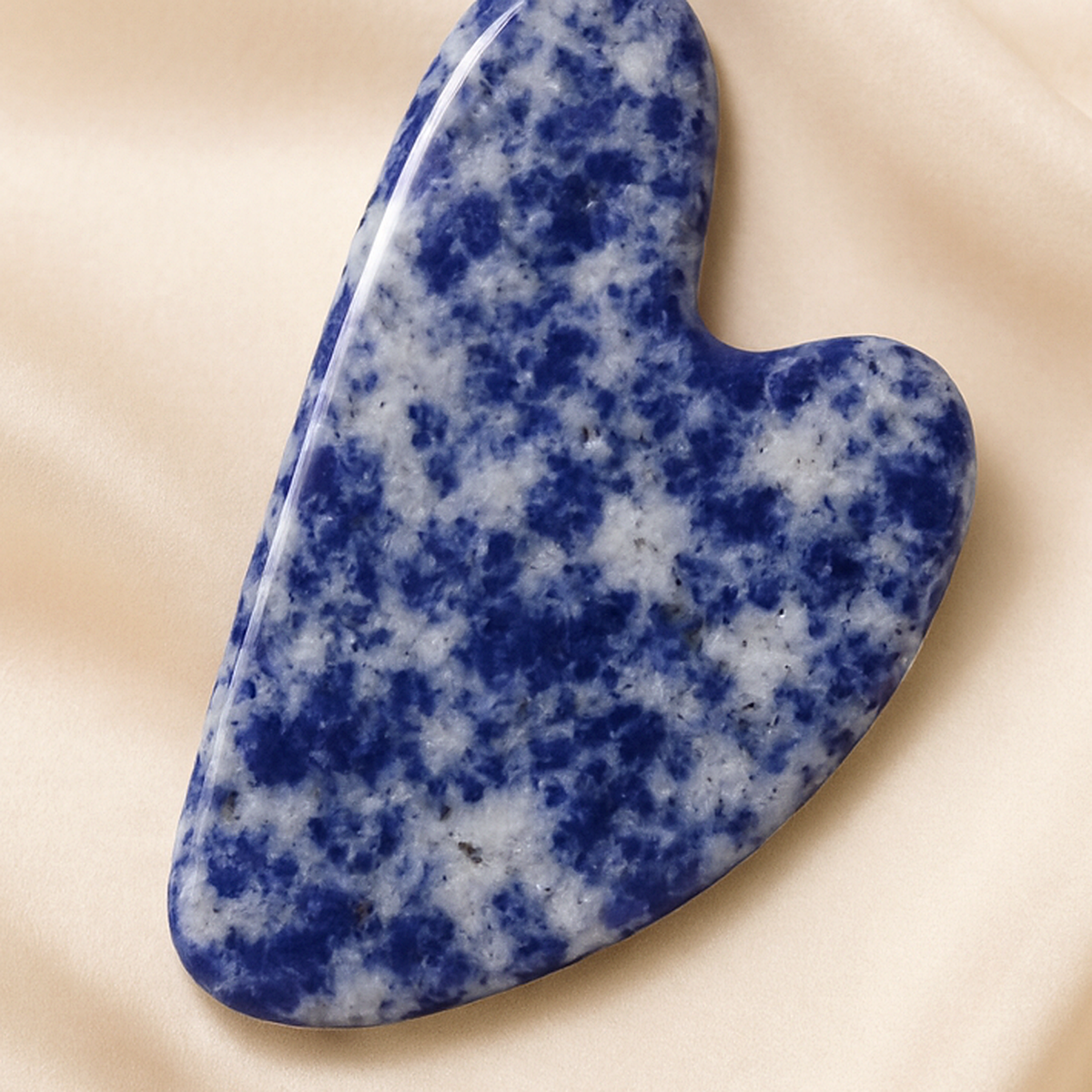 Natural Sodalite Gua Sha for Clarity