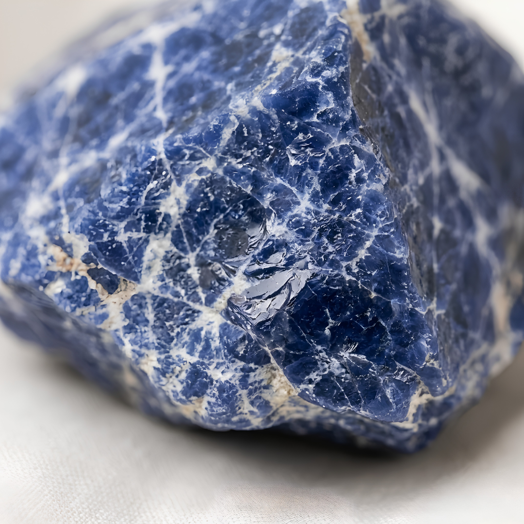 Natural Sodalite Raw Stone for Communication