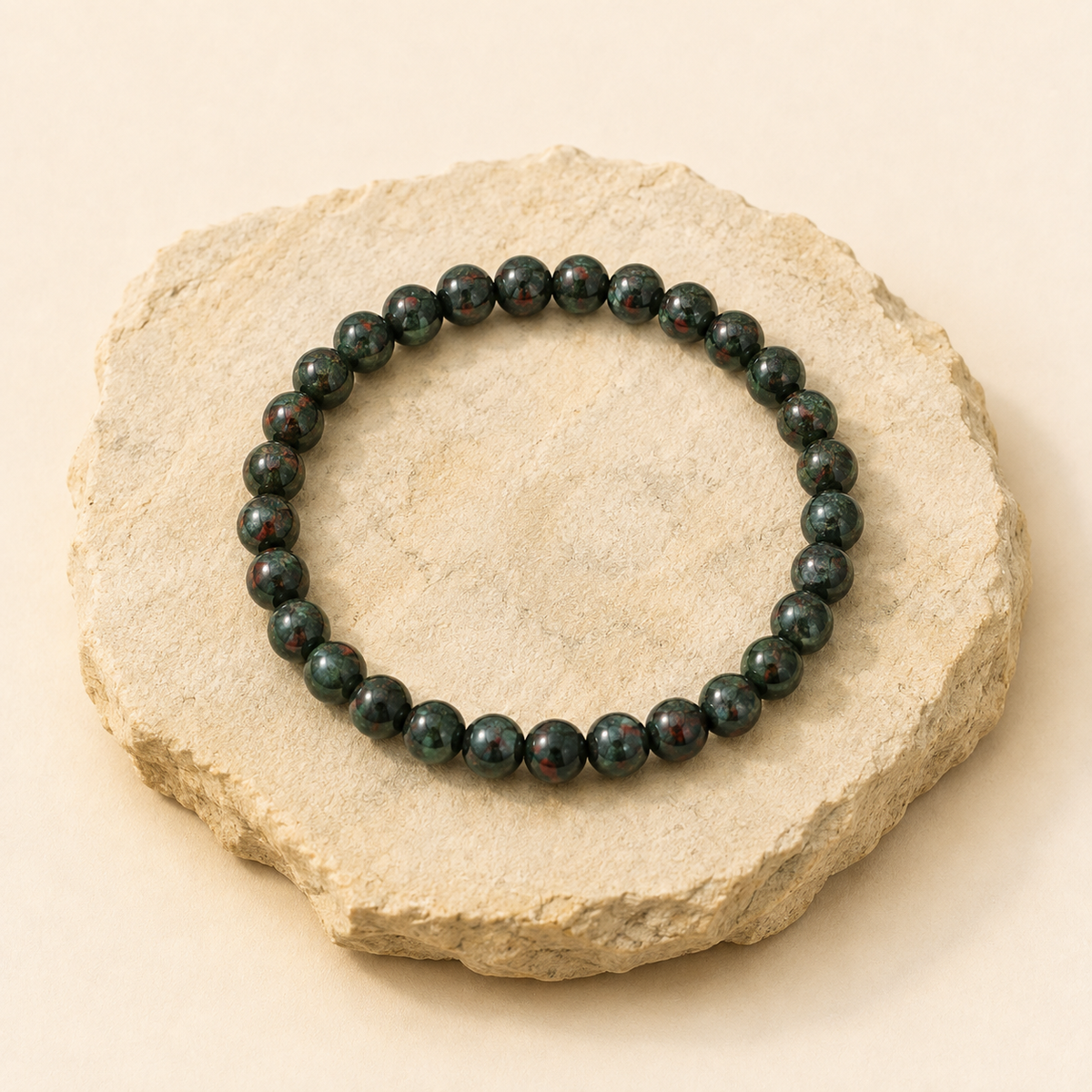 Bloodstone Bracelet natural crystal bracelet product view by Evashu Crystals