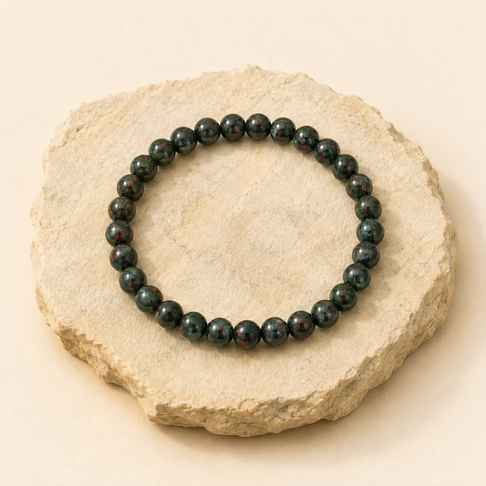 Bloodstone Bracelet natural crystal bracelet product view by Evashu Crystals
