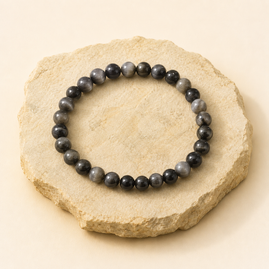 Cat Eye Bracelet natural crystal bracelet product view by Evashu Crystals