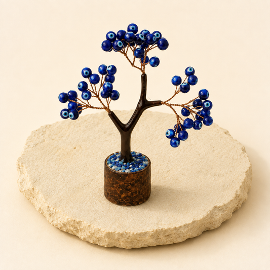 Evil Eye Tree natural crystal product view by Evashu Crystals