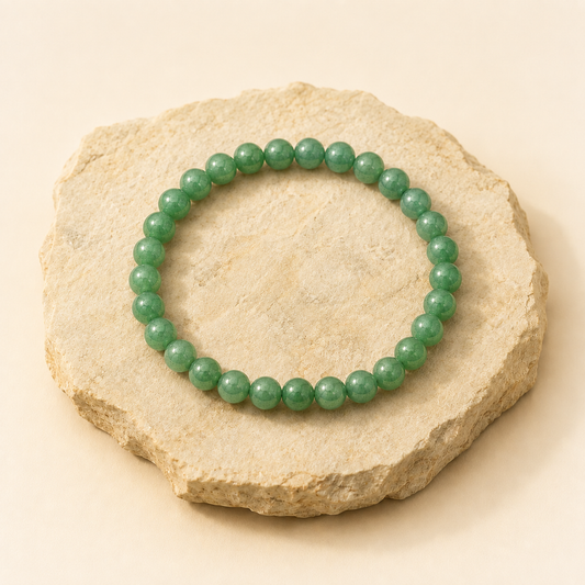 Green Aventurine Bracelet natural crystal bracelet product view by Evashu Crystals