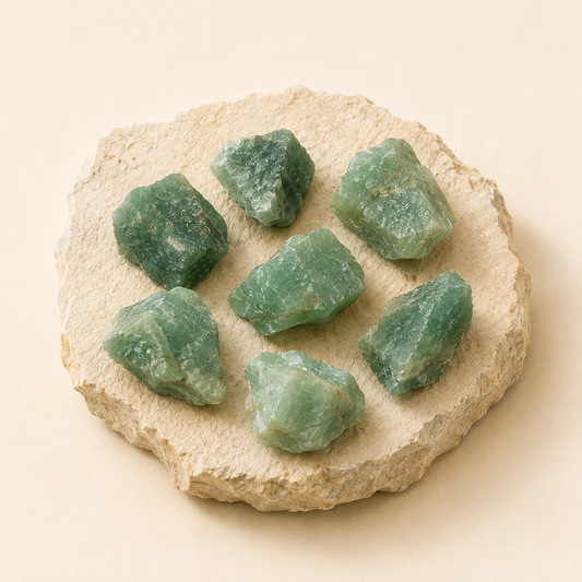 Green Aventurine Stone natural crystal product view by Evashu Crystals