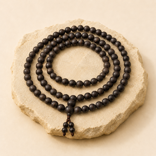 Karungali Mala natural crystal product view by Evashu Crystals
