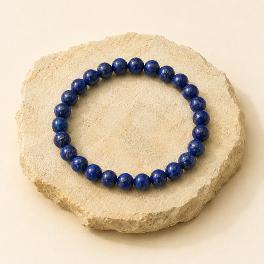 Lapis Lazuli Bracelet natural crystal bracelet product view by Evashu Crystals