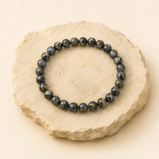 Larvikite Bracelet natural crystal bracelet product view by Evashu Crystals