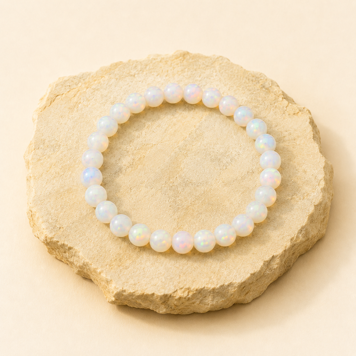 Opal Bracelet natural crystal bracelet product view by Evashu Crystals