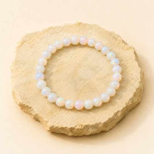 Opal Bracelet natural crystal bracelet product view by Evashu Crystals
