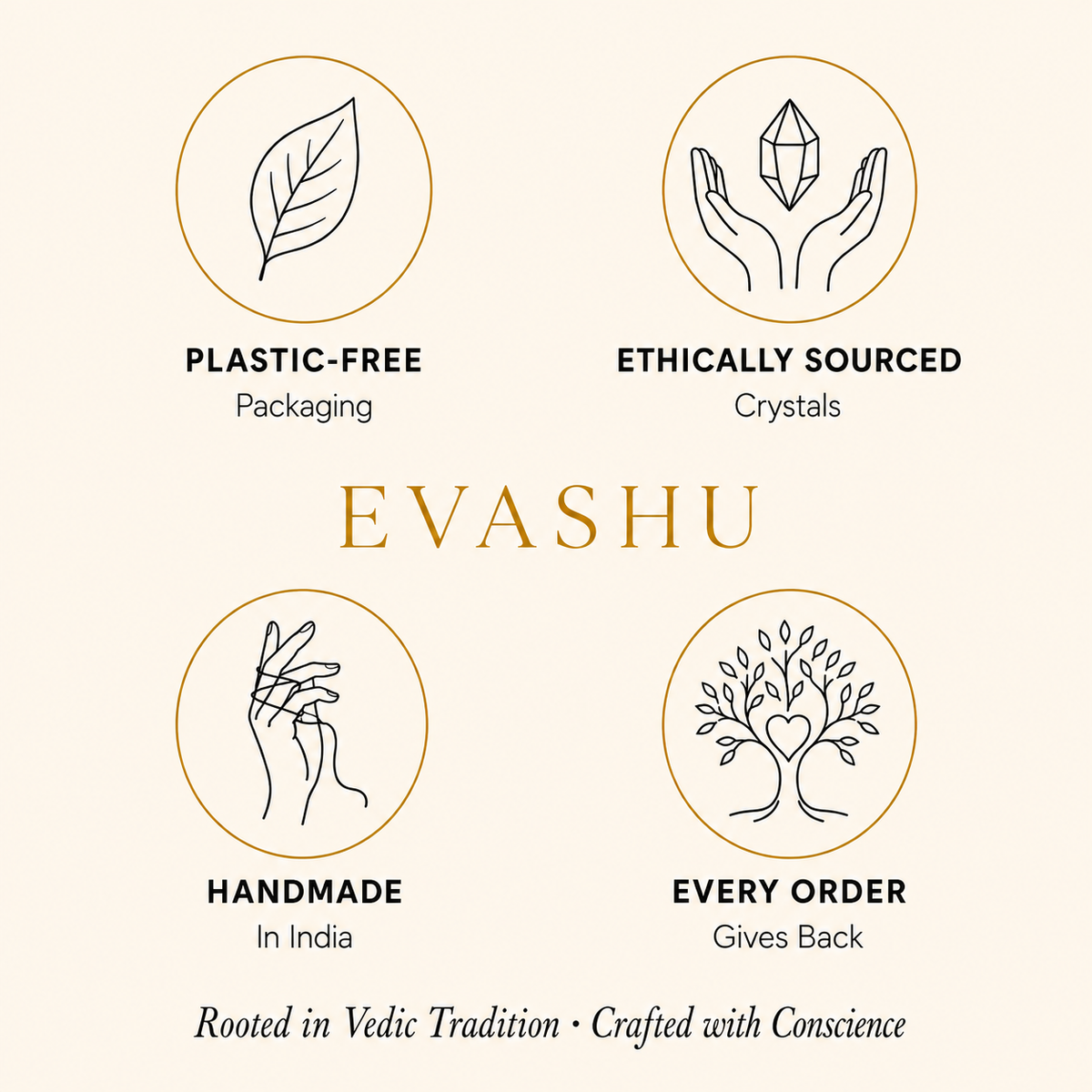 Pyrite Adjustable Ring by Evashu Crystals