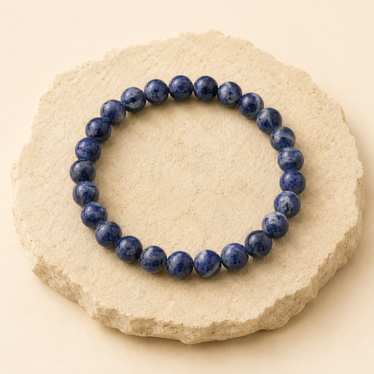 Sodalite Bracelet natural crystal bracelet product view by Evashu Crystals