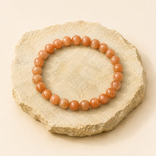Sunstone Bracelet natural crystal bracelet product view by Evashu Crystals