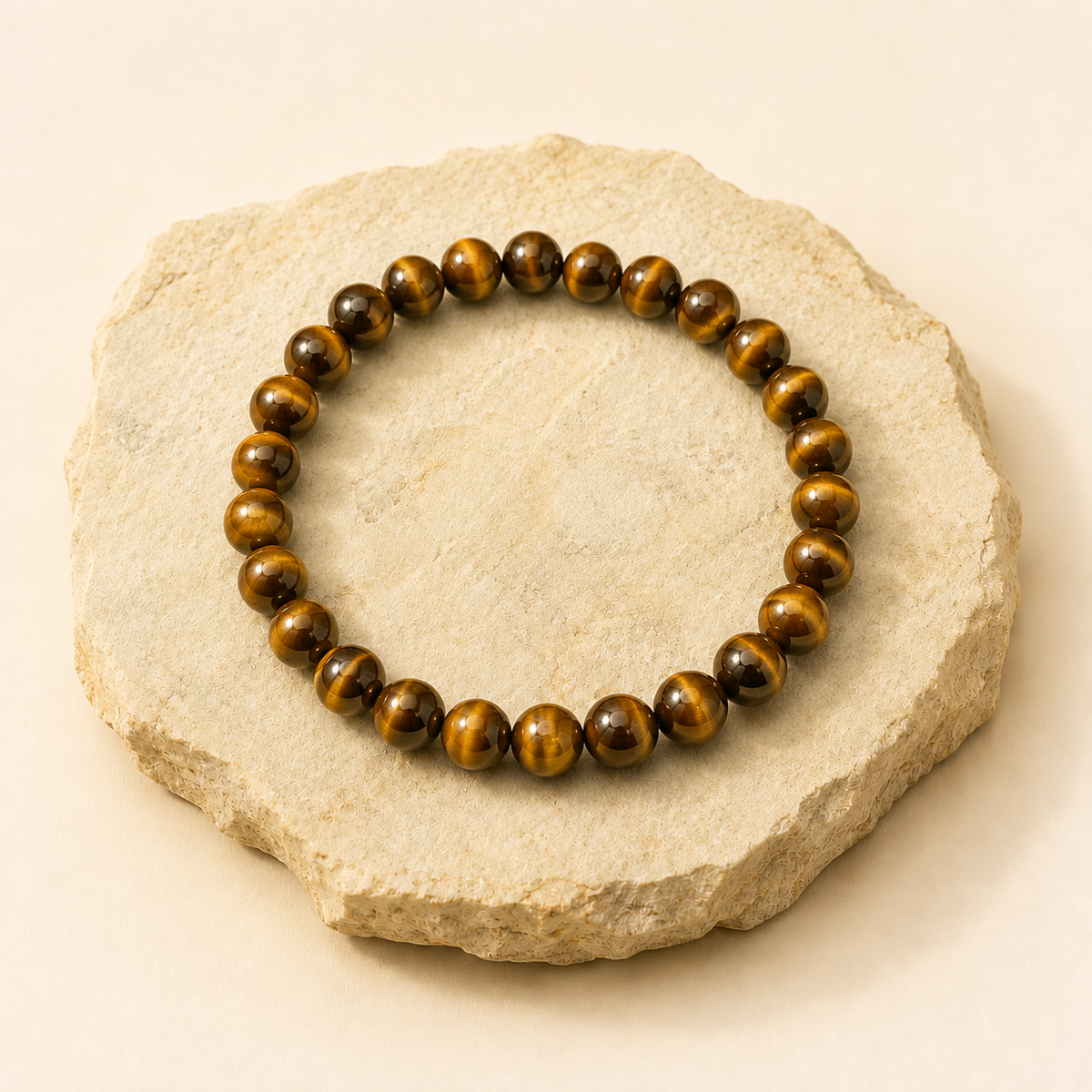 Tiger Eye Bracelet natural crystal bracelet product view by Evashu Crystals