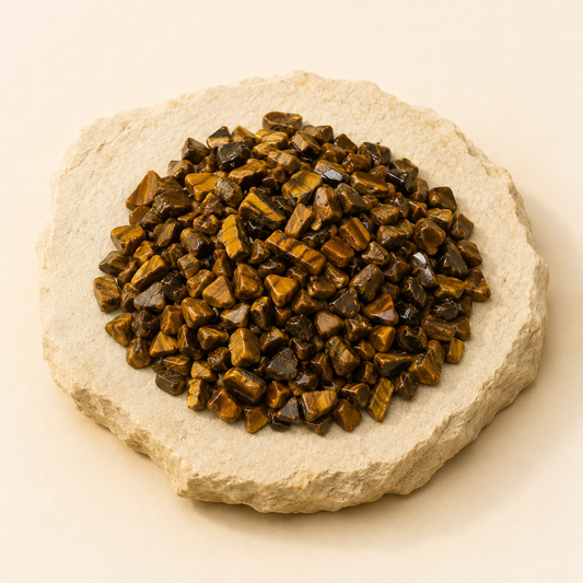 Tiger Eye Chips natural crystal product view by Evashu Crystals