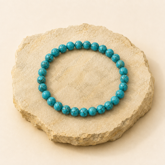 Turquoise Firoza Bracelet natural crystal bracelet product view by Evashu Crystals