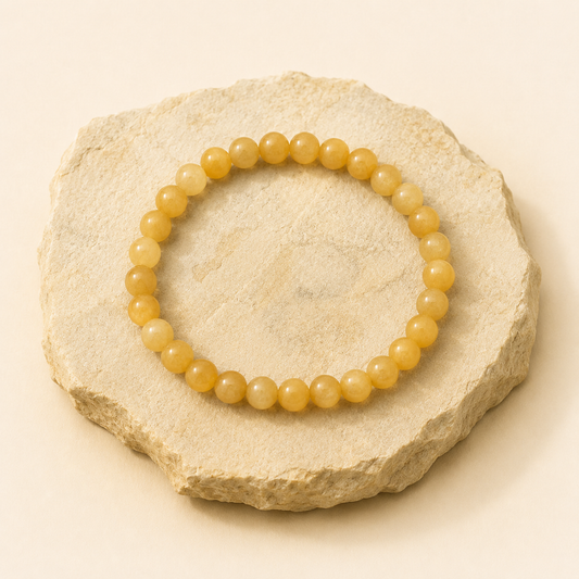 Yellow Aventurine Bracelet natural crystal bracelet product view by Evashu Crystals