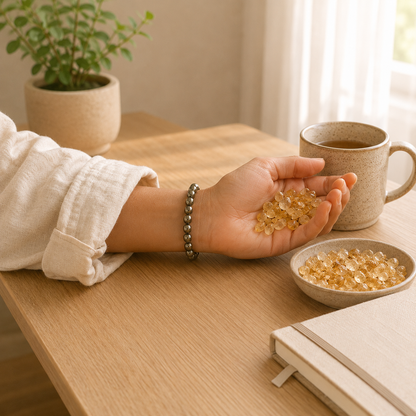 Citrine Chips lifestyle view showing style, scale and fit