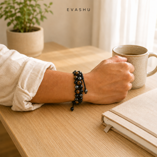Dual Layer Triple Protection Bracelet lifestyle view showing style, scale and fit