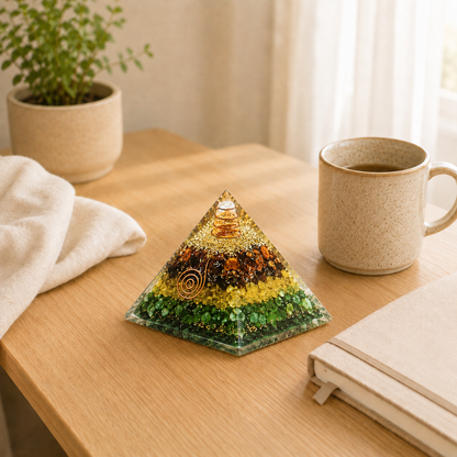 Prosperity Crystal Pyramid