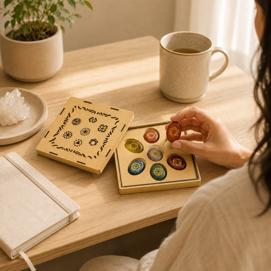 Zibu Coin Set lifestyle view showing style, scale and fit
