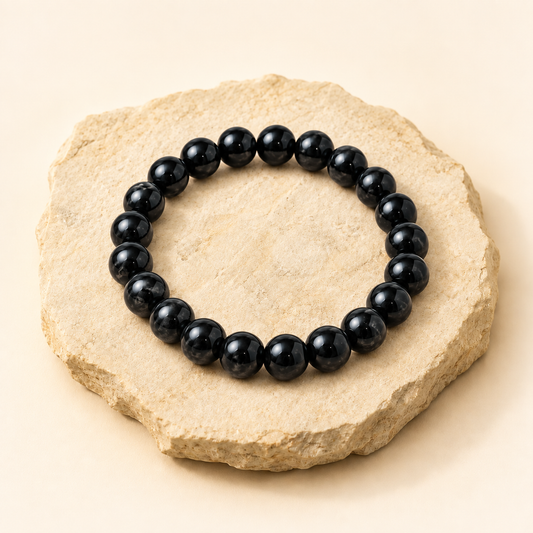 Natural Picasso Jasper & Black Picasso Bracelet for Strength