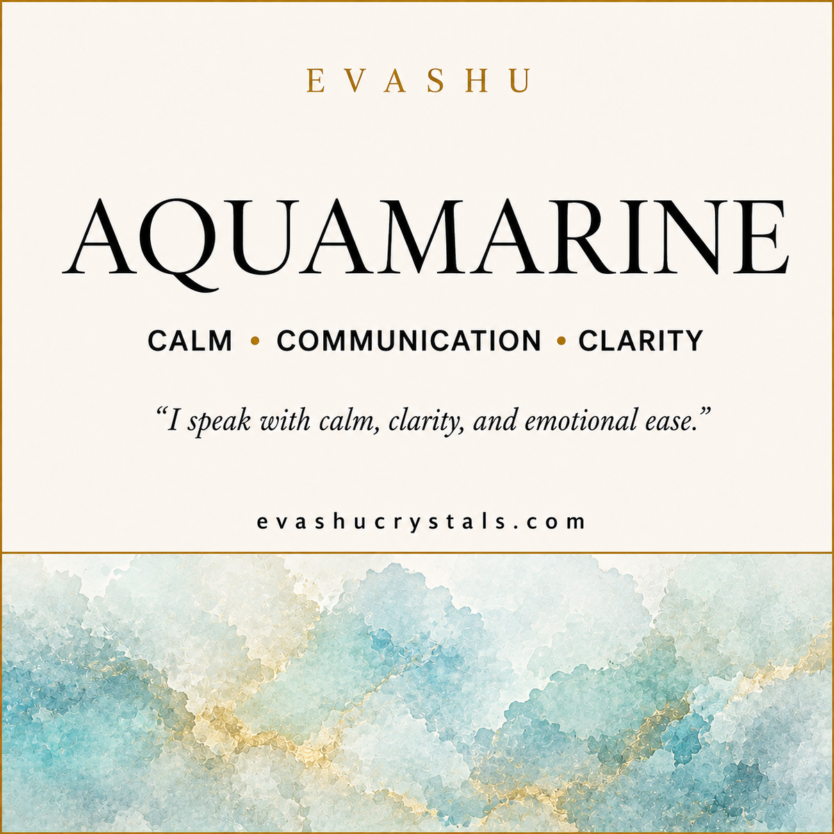 Aquamarine Bracelet calm communication benefits guide