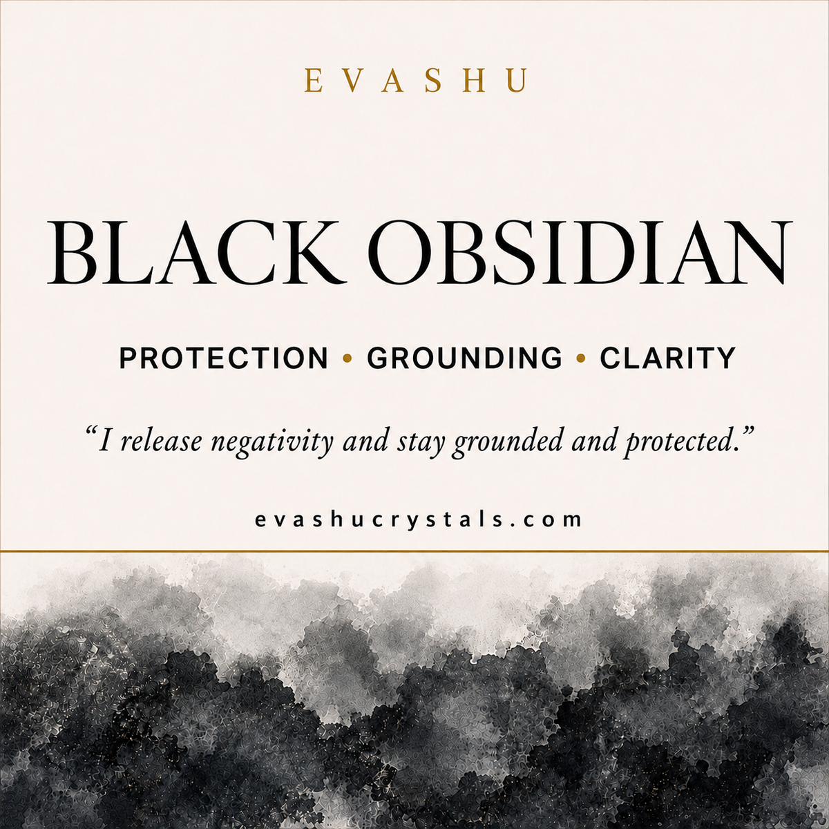 Black Obsidian raw stone product information guide