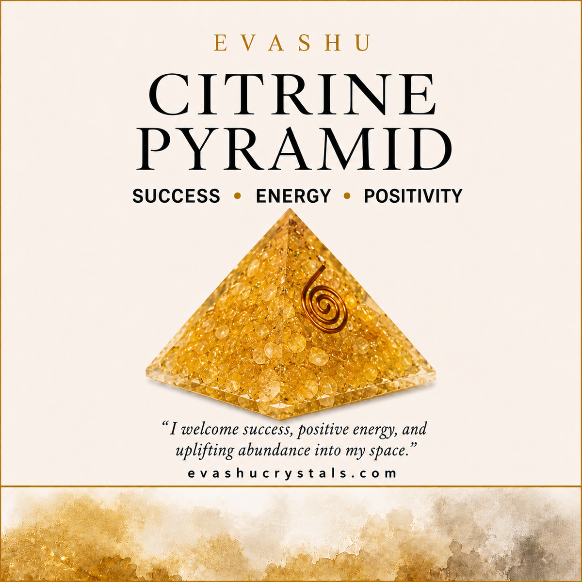 Citrine Pyramid product information