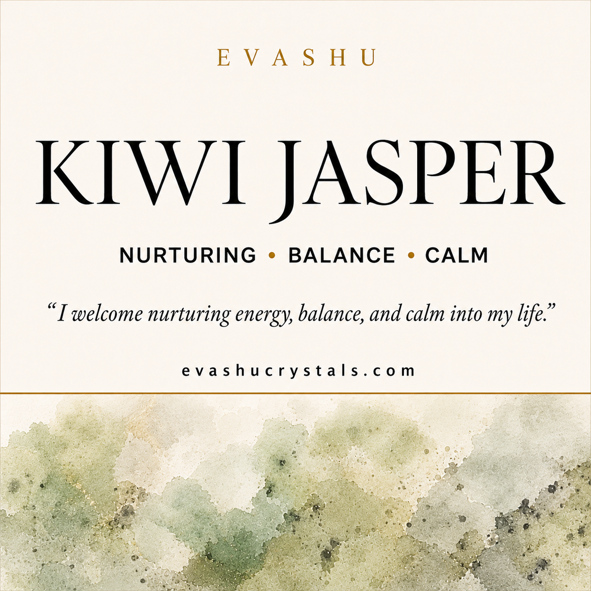 Kiwi Jasper Bracelet nurturing balance benefits guide