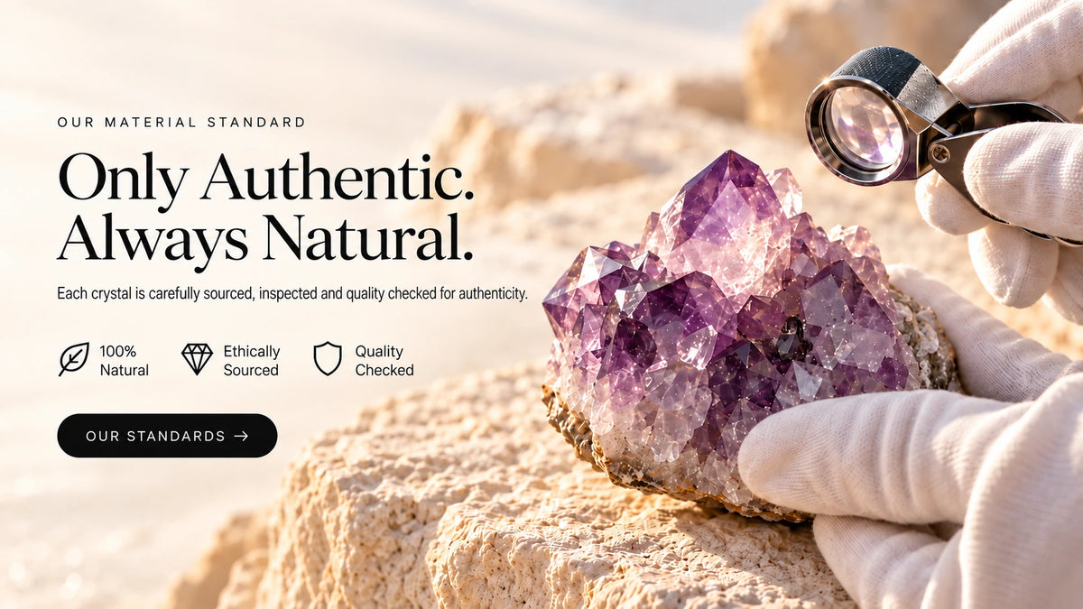 Natural crystal selection and preparation