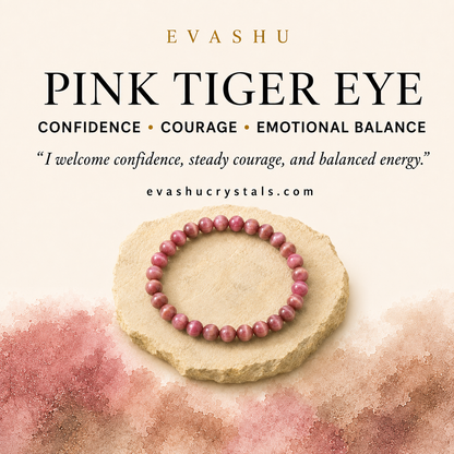 Pink Tiger Eye Bracelet confidence courage benefits guide