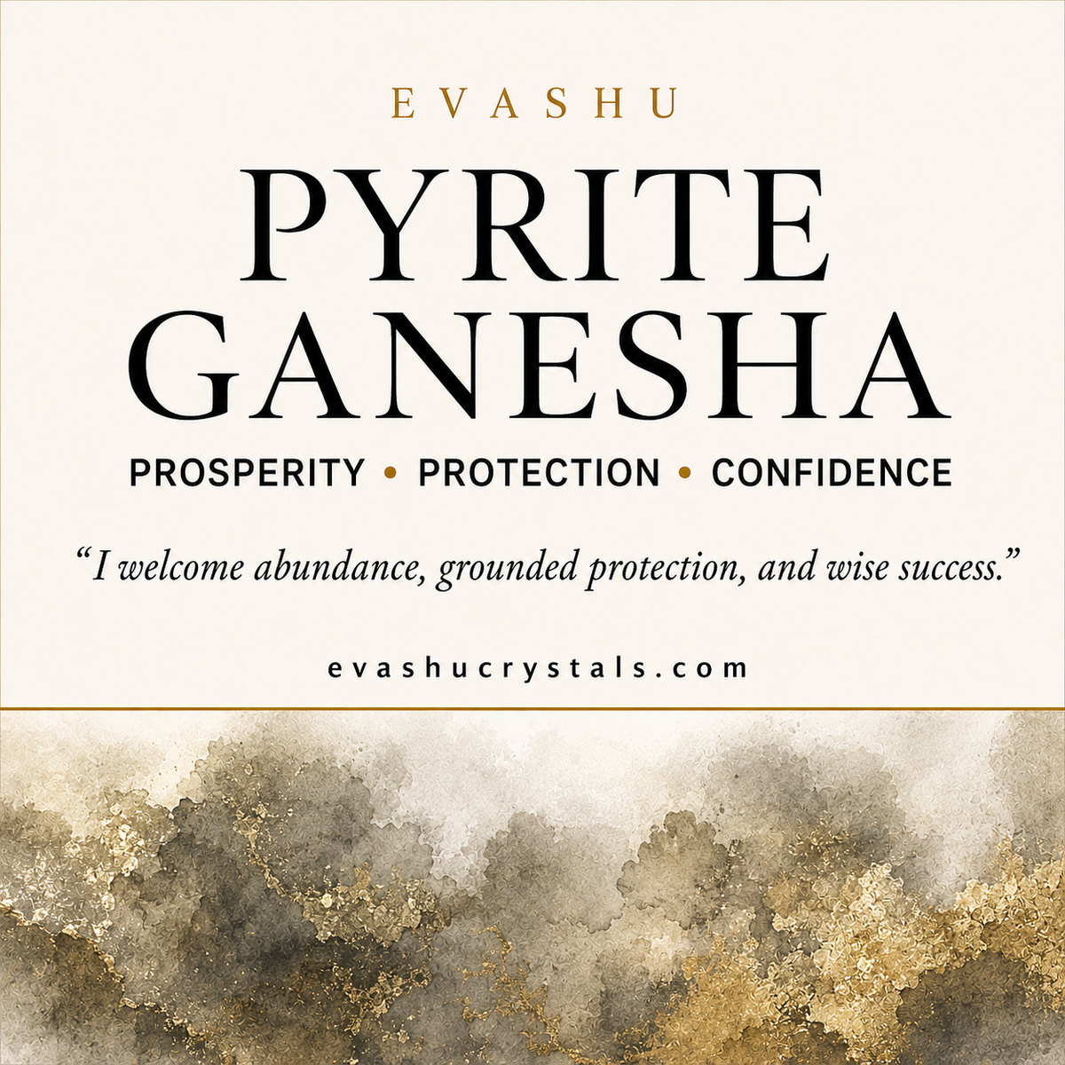 Pyrite Ganesha idol product information