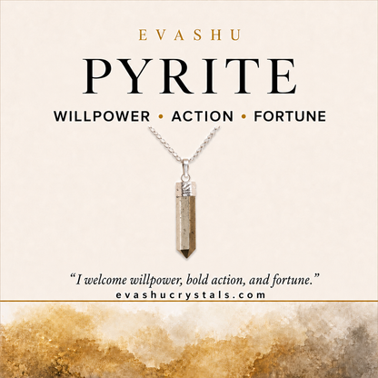 Pyrite Pencil Pendant benefits benefits guide