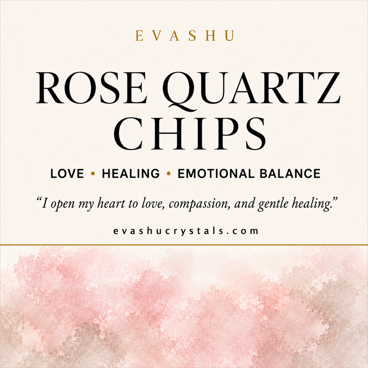 Rose Quartz Chips benefits benefits guide
