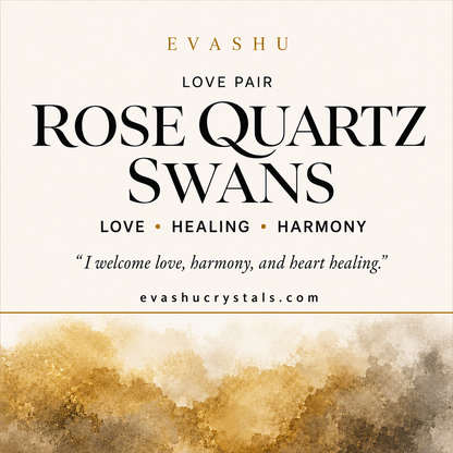 Rose Quartz Swan Pair benefits benefits guide