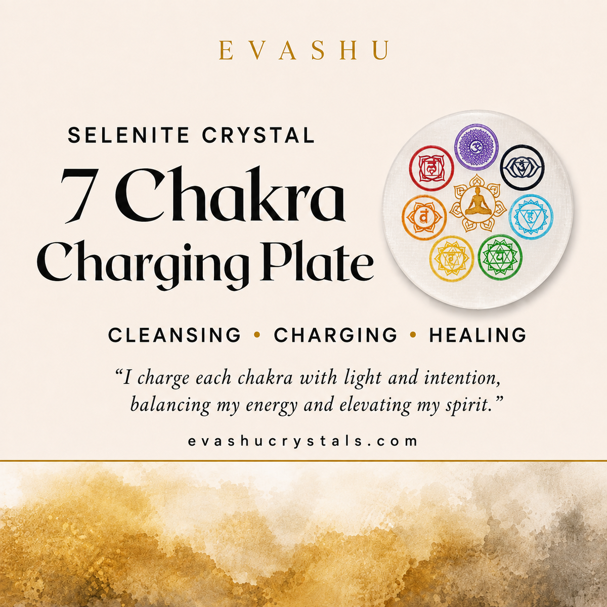 Selenite 7 Chakra Plate benefits benefits guide