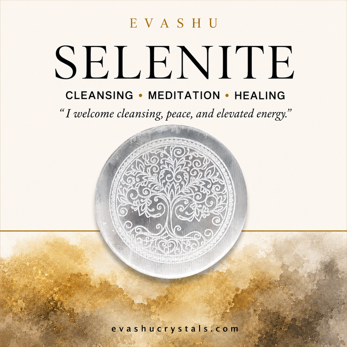 Selenite Flower of Life Charging Plate traditional use guide