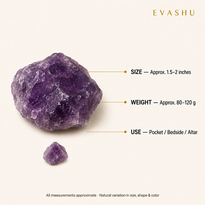 Amethyst Stone size, dimensions and product specification guide