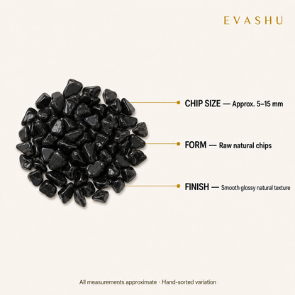 Black Obsidian Chips size, dimensions and product specification guide
