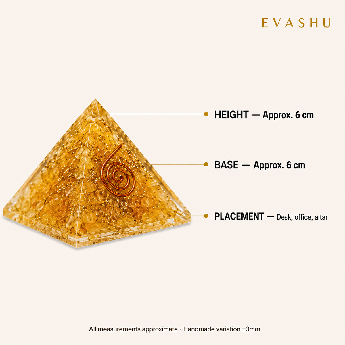 Citrine Pyramid product details