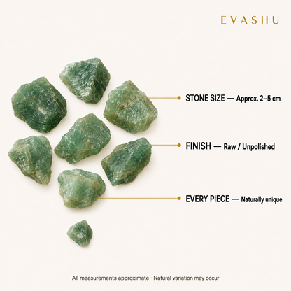 Green Aventurine Stone size, dimensions and product specification guide