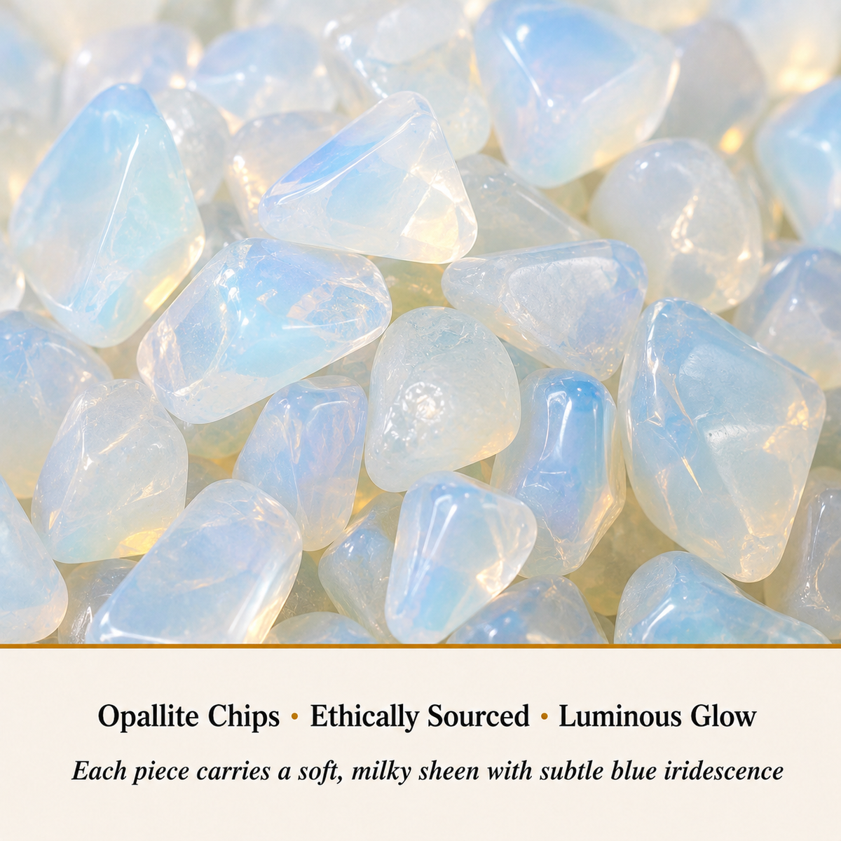 Opalite Chips size, dimensions and product specification guide