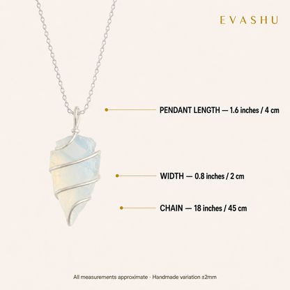 Opalite Pendant size, dimensions and product specification guide
