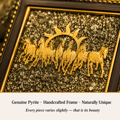 Pyrite 7 Horses Decorative Frame product detail